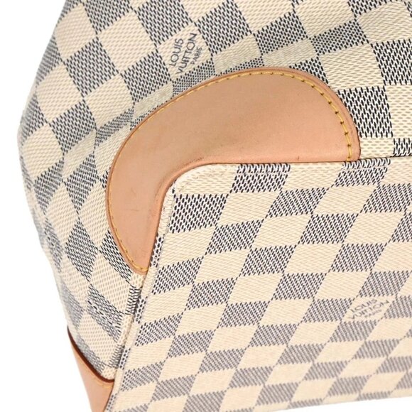 Louis Vuitton Damier Azur Hampstead MM Handbag N51206 CA0192 126230 - Picture 4 of 10